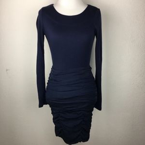 Alice + Olivia Navy Blue Sheath Dress Size 2